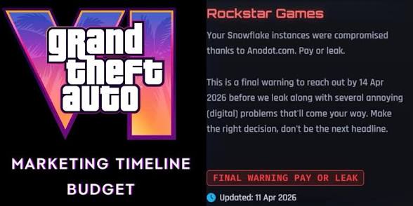 Rockstar Games 数据泄露事件的相关图片